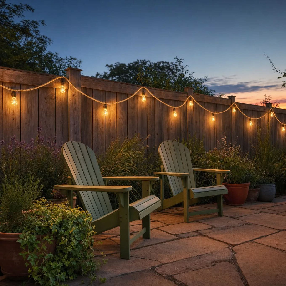 DUSKLACE – Solar String Lights for Cozy Garden Ambiance