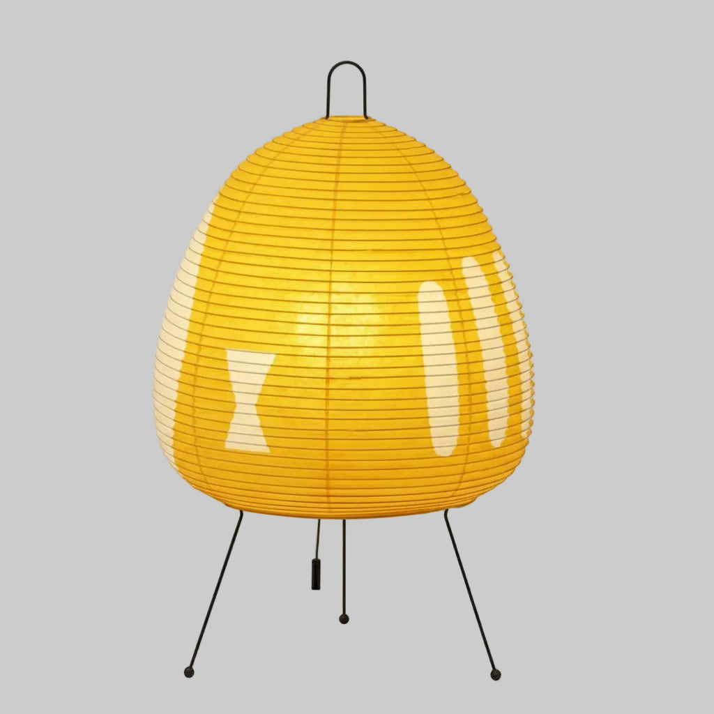 Lumirice - Japanese Rice Paper Table Lamp for Soft Ambient Lighting 11