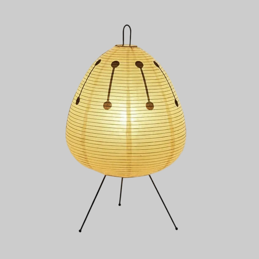 Lumirice - Japanese Rice Paper Table Lamp for Soft Ambient Lighting 7