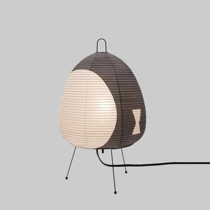 Lumirice - Japanese Rice Paper Table Lamp for Soft Ambient Lighting 9
