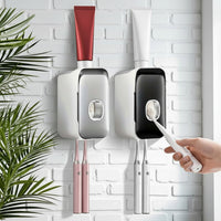 PRESSIQ – Distributeur manuel de dentifrice pour un usage organisé en salle de bain