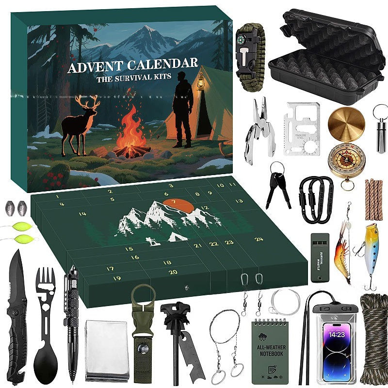 GEARQUEST – Calendario dell’avvento con attrezzi da outdoor per un divertimento natalizio all’insegna dell’avventura