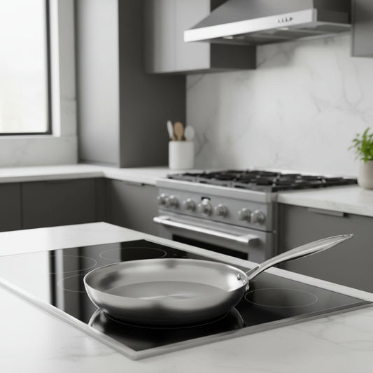 Poêle à frire CULINEXA en acier inoxydable 304