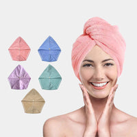 DRYELLA – Serviette en microfibre pour cheveux, enveloppement pour un séchage rapide et un soin capillaire confortable au quotidien