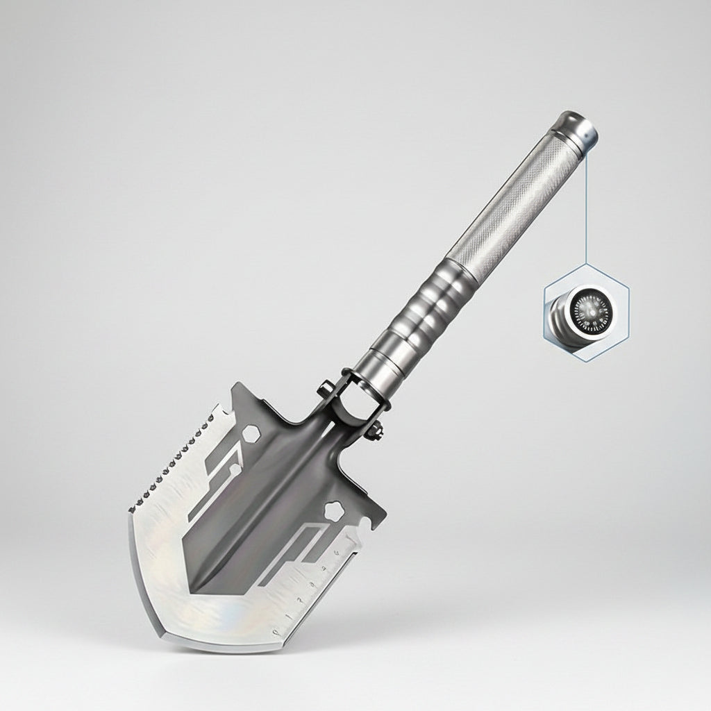 TERRABLADE - Pelle pliante compacte conçue pour une utilisation fiable en extérieur et en urgence.