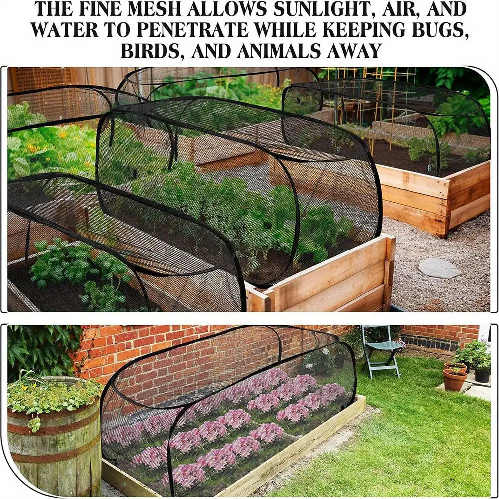GROWSAFE - Housse de serre en maille protectrice conçue pour protéger naturellement les plantes en extérieur.