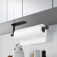 ROLLIX – Stainless Steel Adhesive Paper Towel Holder with Wall Mount Design for Kitchen and Bathroom Organization