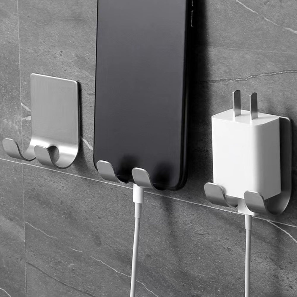 RAZORIX – Porte-rasoir sans perçage en aluminium spatial pour un rangement organisé dans la salle de bain