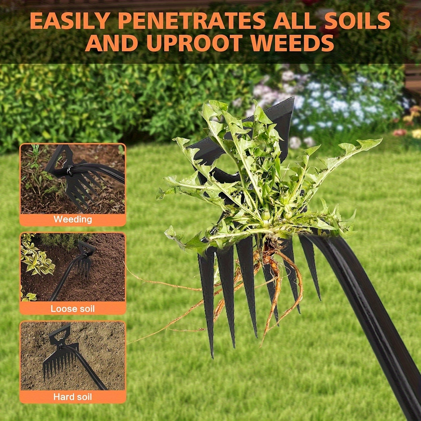ROOTRIP – Heavy-Duty Weeding Tool for Fast Garden Cleanup