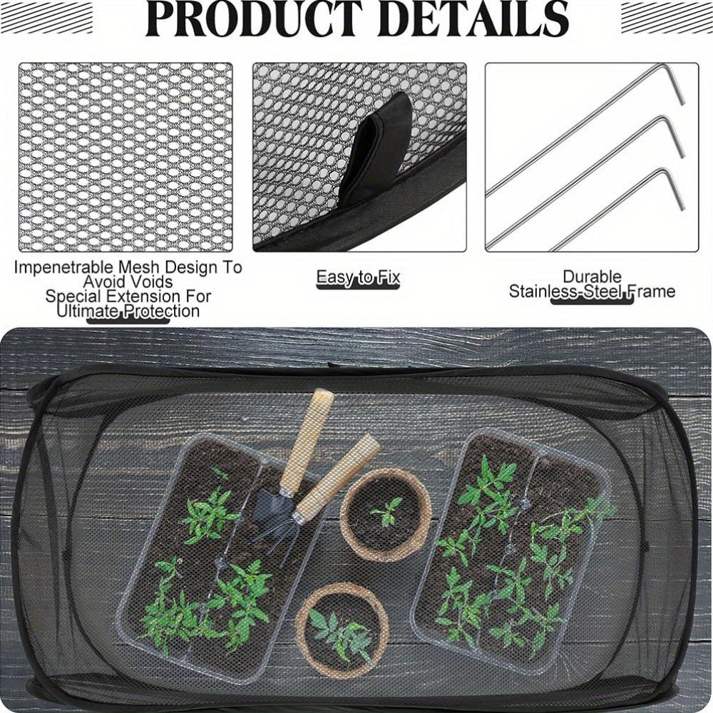 GROWSAFE - Housse de serre en maille protectrice conçue pour protéger naturellement les plantes en extérieur.