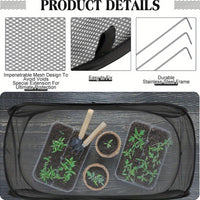 GROWSAFE - Housse de serre en maille protectrice conçue pour protéger naturellement les plantes en extérieur.