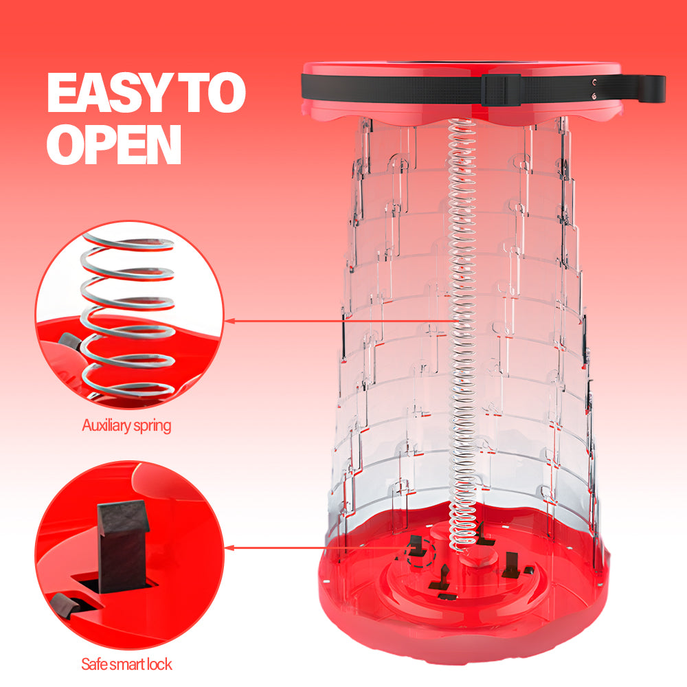 STACKSEAT – Portable Telescopic Camping Stool