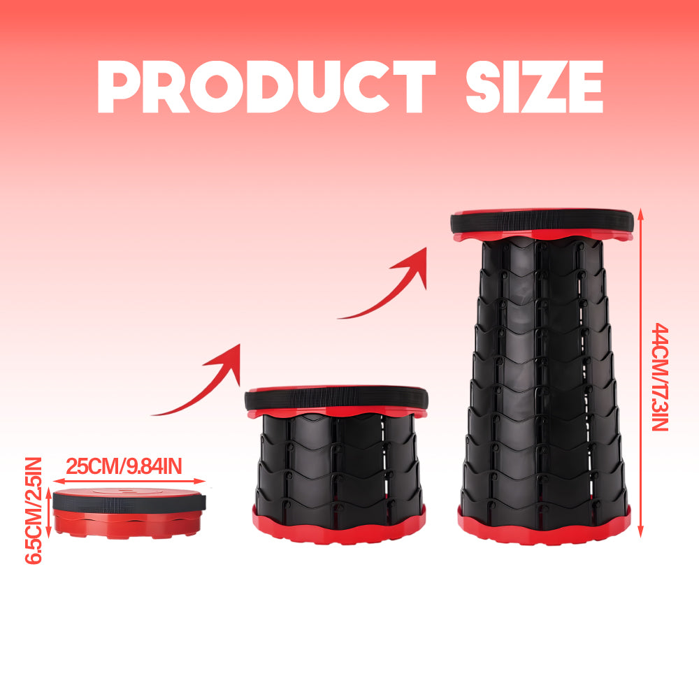 STACKSEAT – Portable Telescopic Camping Stool