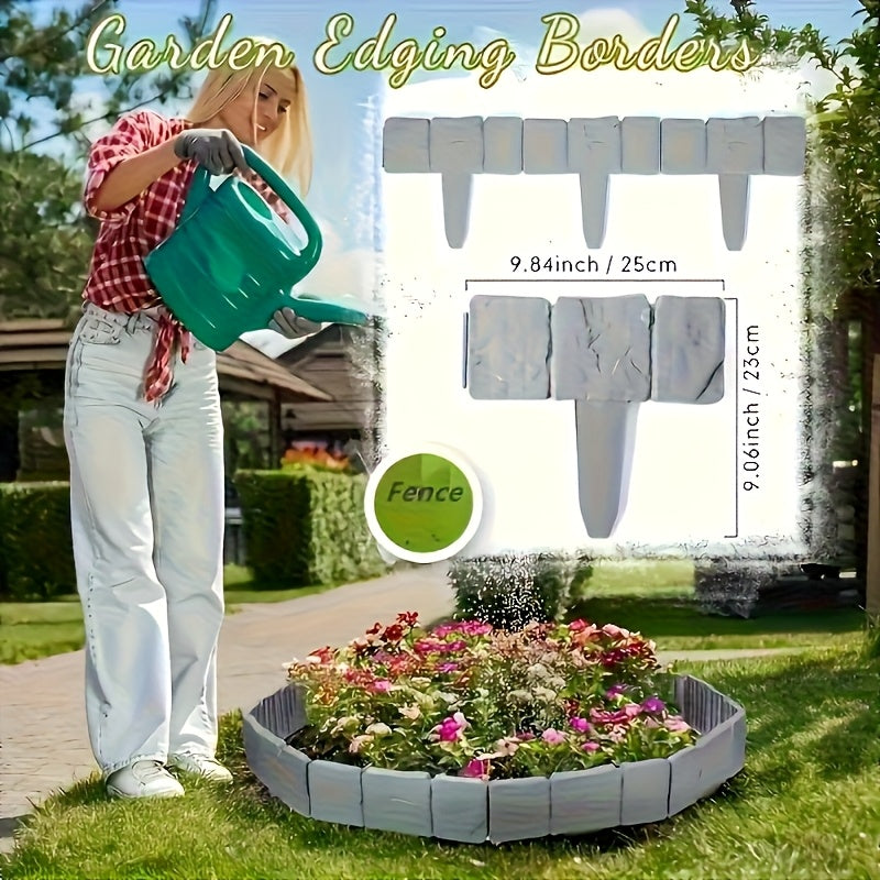 STONEEDGE – Bordure décorative de jardin pour une finition nette de la pelouse