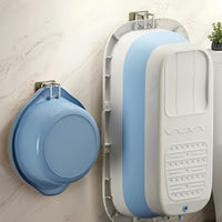 BASIN HOOK – Crochet mural en acier inoxydable sans perçage pour rangement gain de place de serviettes et bassines en cuisine et salle de bain