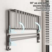 WOODFOLD – Foldable Walnut Towel Rack