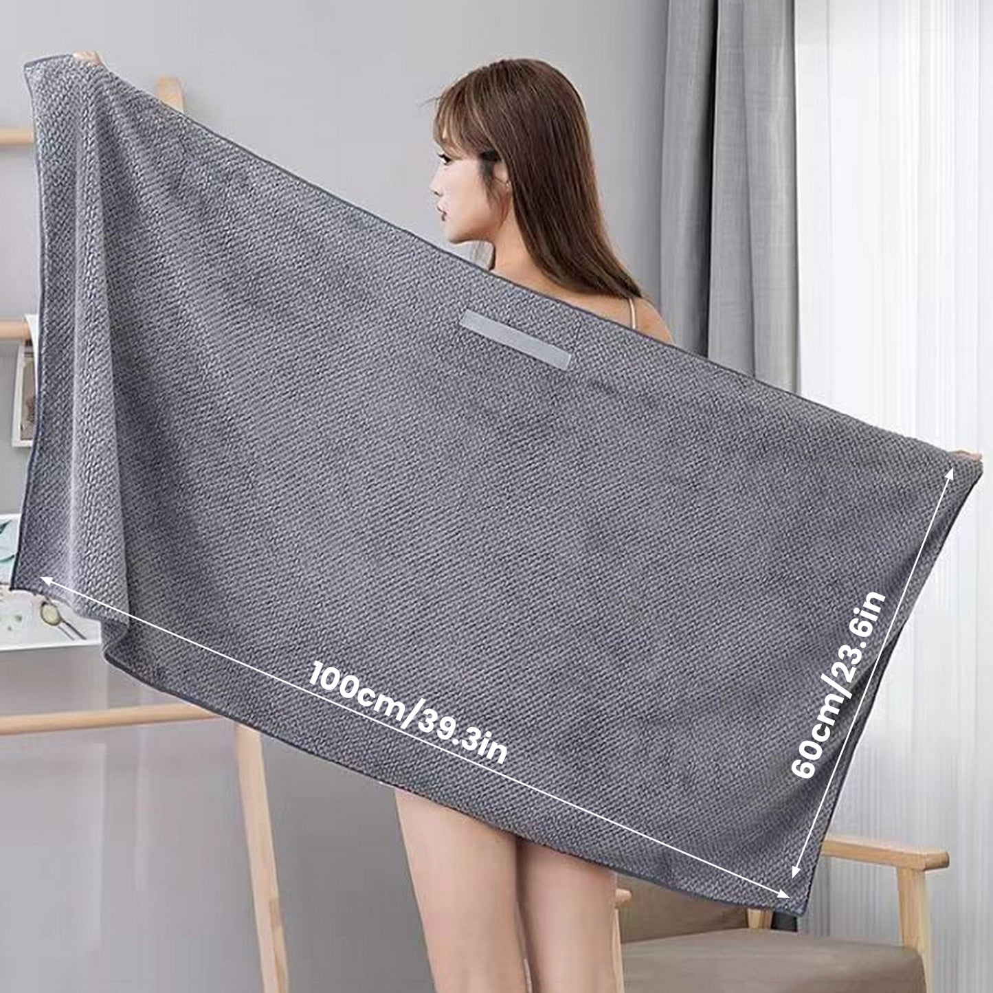VELVADRY – Coral Velvet Hair Towel Wrap for Fast Drying and Frizz-Reducing Hair Care