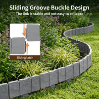STONEEDGE – Bordure décorative de jardin pour une finition nette de la pelouse