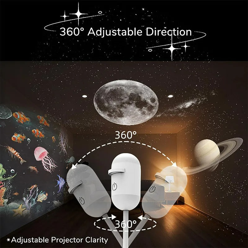 HOLOLUME – Projecteur de veilleuse holographique pour des soirées sereines