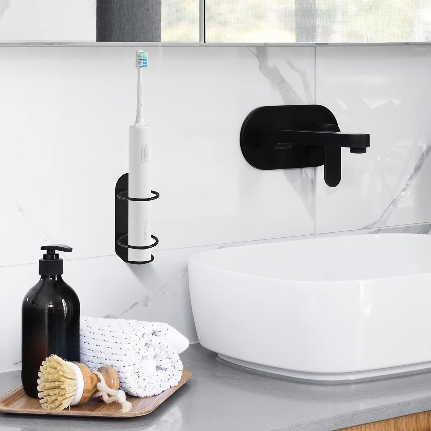 STEELMOUNT – Support en acier gain de place pour un rangement organisé en salle de bain