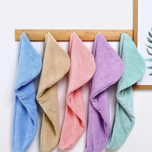 DRYELLA – Microfiber Hair Towel Wrap for Fast Drying and Comfortable Everyday Hair Care