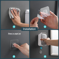 PRESSIQ – Distributeur manuel de dentifrice pour un usage organisé en salle de bain