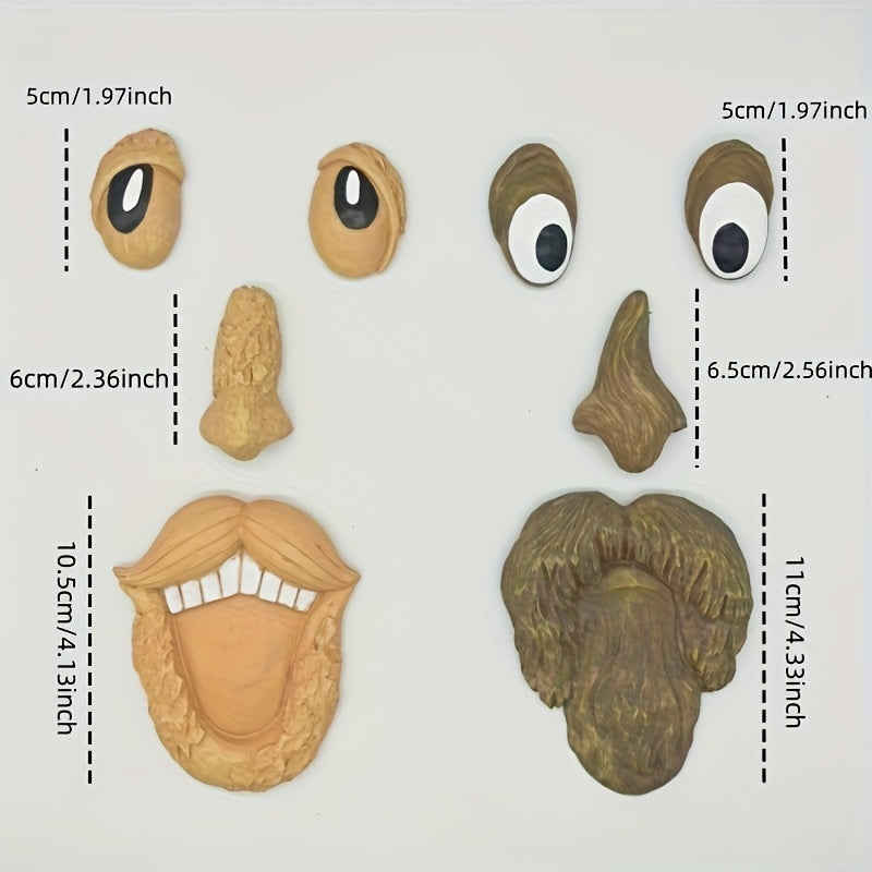 WOODWINK - Ornement fantaisiste en forme de visage d’arbre pour apporter du caractère ludique à l’extérieur.