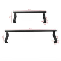 DOOR TOWEL BAR – Stainless steel over-the-door towel rack designed for space-saving storage in kitchen and bathroom use
