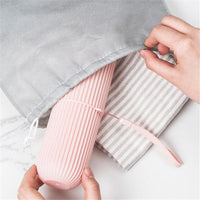 TRAVEL CUP – Étui de rangement portable pour brosse à dents et dentifrice, conçu pour un voyage hygiénique et compact