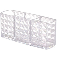 MIRROR BOX – Diamond patterned bathroom storage cabinet designed for organizing cosmetics, lipsticks, and daily essentials