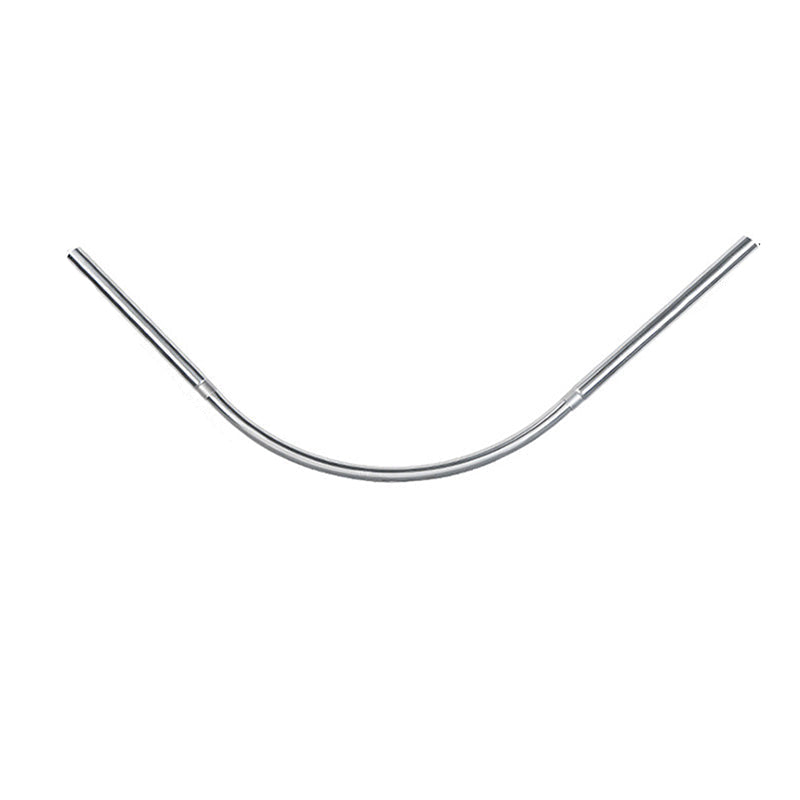 FLEXICURVE – Tringle de douche extensible en L avec installation sans perçage en acier inoxydable pour salles de bains modernes