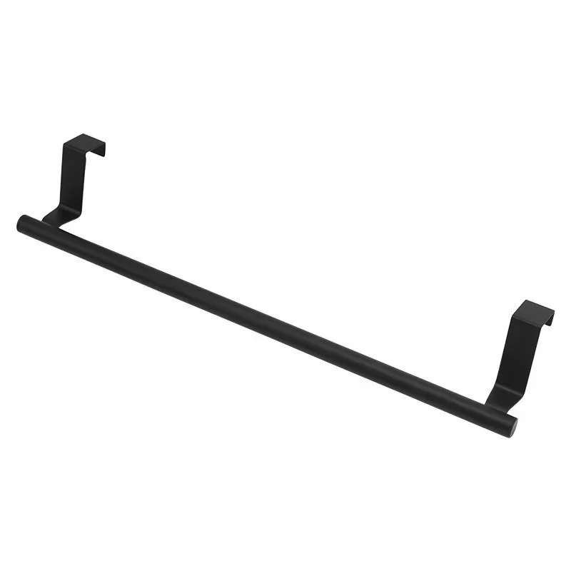DOOR TOWEL BAR – Stainless steel over-the-door towel rack designed for space-saving storage in kitchen and bathroom use