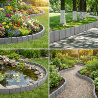 STONEEDGE – Bordure décorative de jardin pour une finition nette de la pelouse