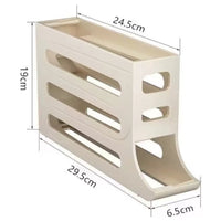EGGROLLA – 4 Tier Rolling Egg Storage Organizer