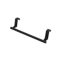 DOOR TOWEL BAR – Stainless steel over-the-door towel rack designed for space-saving storage in kitchen and bathroom use