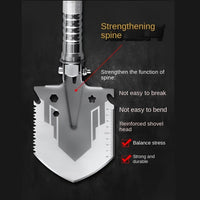 TERRABLADE - Pelle pliante compacte conçue pour une utilisation fiable en extérieur et en urgence.