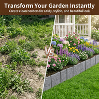 STONEEDGE – Bordure décorative de jardin pour une finition nette de la pelouse
