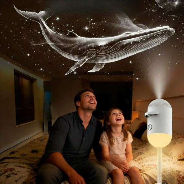 HOLOLUME – Projecteur de veilleuse holographique pour des soirées sereines