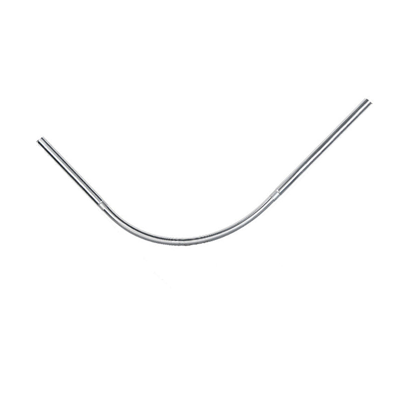 FLEXICURVE – Tringle de douche extensible en L avec installation sans perçage en acier inoxydable pour salles de bains modernes
