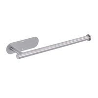 ROLLIX – Stainless Steel Adhesive Paper Towel Holder with Wall Mount Design for Kitchen and Bathroom Organization