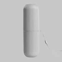 TRAVEL CUP – Étui de rangement portable pour brosse à dents et dentifrice, conçu pour un voyage hygiénique et compact