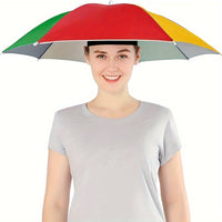 SKYSHADE - Lightweight hands-free umbrella hat designed for outdoor sun protection