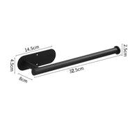 ROLLIX – Stainless Steel Adhesive Paper Towel Holder with Wall Mount Design for Kitchen and Bathroom Organization
