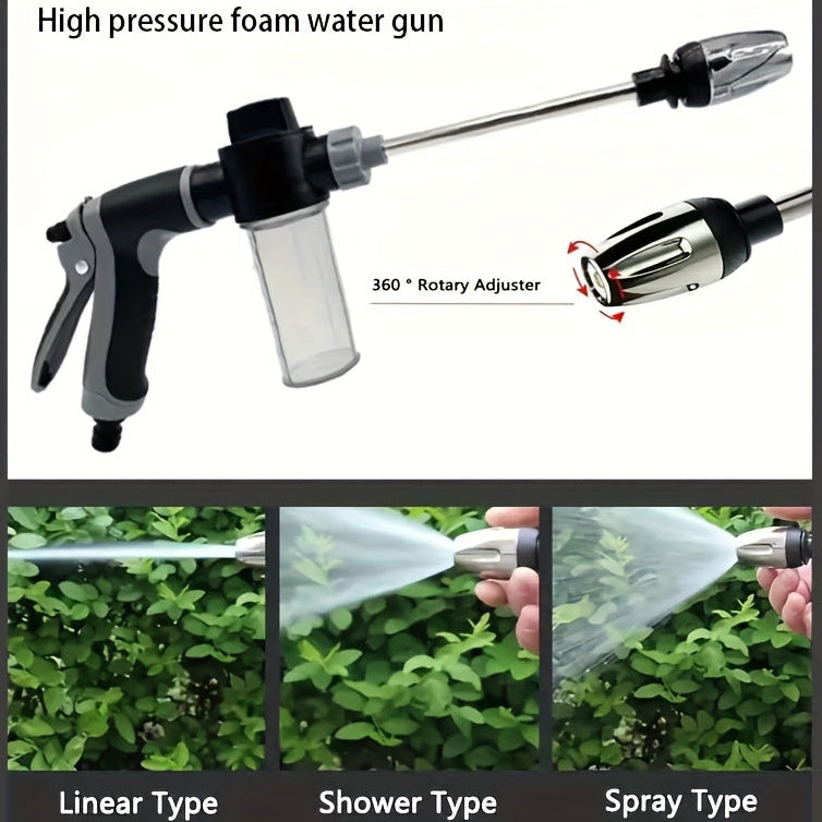 AQUAFORCE - Pistolet à mousse haute pression pour un nettoyage extérieur efficace
