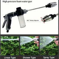 AQUAFORCE - Pistolet à mousse haute pression pour un nettoyage extérieur efficace
