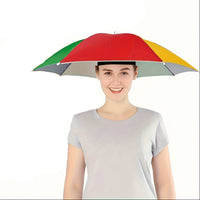 SKYSHADE - Parapluie léger porté sur la tête pour protection solaire en extérieur