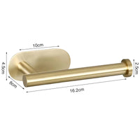 ROLLIX – Stainless Steel Adhesive Paper Towel Holder with Wall Mount Design for Kitchen and Bathroom Organization