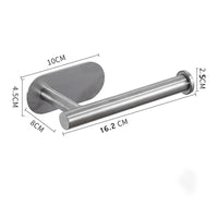 ROLLIX – Stainless Steel Adhesive Paper Towel Holder with Wall Mount Design for Kitchen and Bathroom Organization