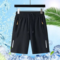 Men's Ice Silk Quick-Dry Running Shorts for Gym & Beach Activities 1