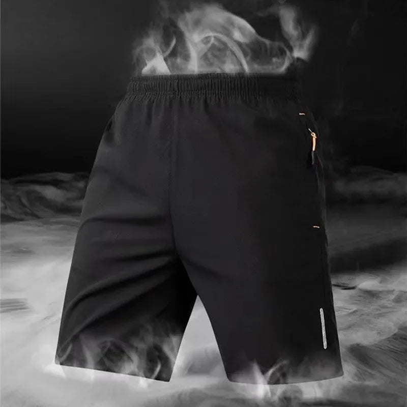 Men's Ice Silk Quick-Dry Running Shorts for Gym & Beach Activities 2